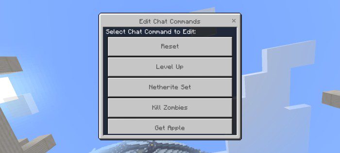 Chat Command Creator Addon (1.20) - MCPE/Bedrock Mod 6