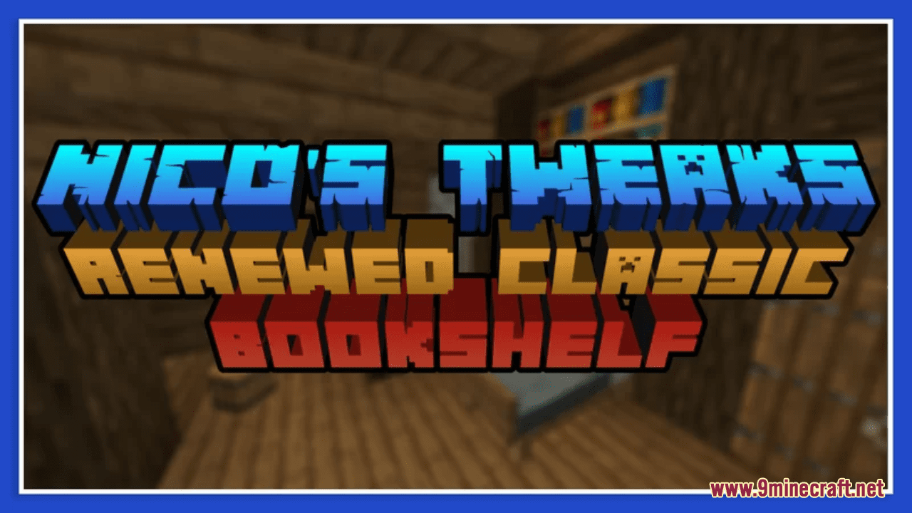 Classic Bookshelf Renewed Resource Pack (1.20.6, 1.20.1) - Texture Pack 1