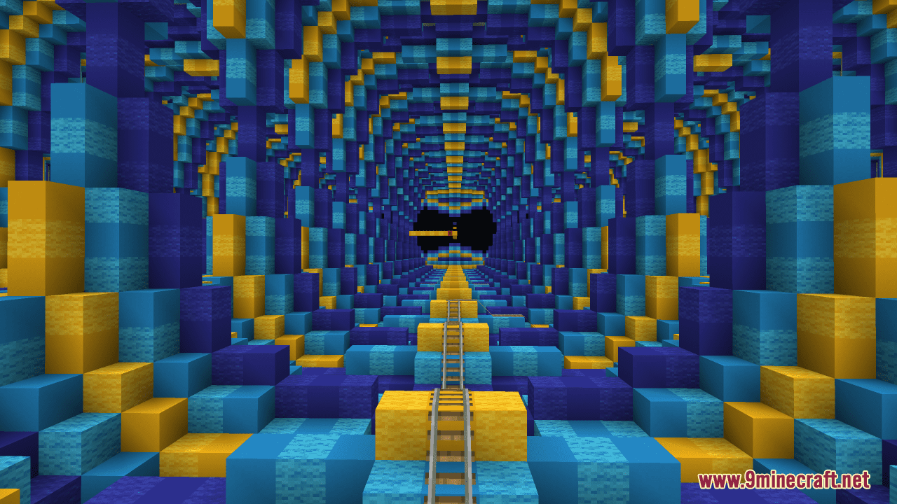 Colorful Minecart Adventure Map (1.21.1, 1.20.1) - Roller Coaster Ride 4