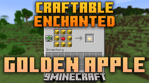 Craftable Enchanted Golden Apple Mod (1.20.4, 1.19.4) – Return To Classic Crafting, Reintroducing Notch Apples Thumbnail