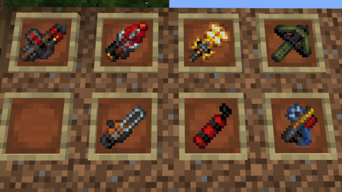 Crazy Weaponz Addon (1.20) - MCPE/Bedrock Mod 2