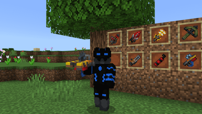 Crazy Weaponz Addon (1.20) - MCPE/Bedrock Mod 4