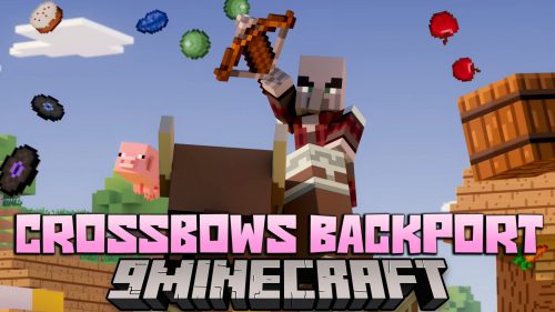 Crossbows Backport Mod (1.12.2) – From The Village and Pillage Backported Thumbnail