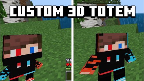 Custom 3D Totem’s Texture Pack (1.20, 1.19) – MCPE/Bedrock Thumbnail