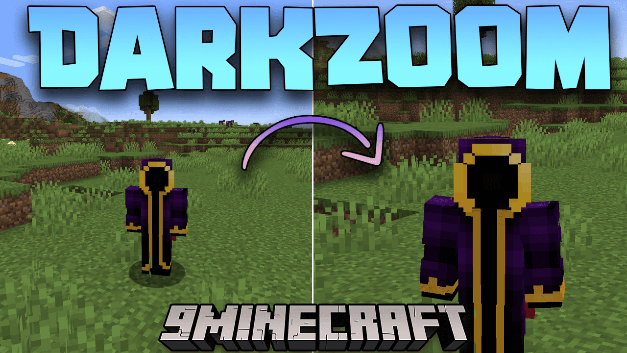 DarkZoom Mod (1.21, 1.20.1) - Minecraft's Ultimate Zooming Experience 1