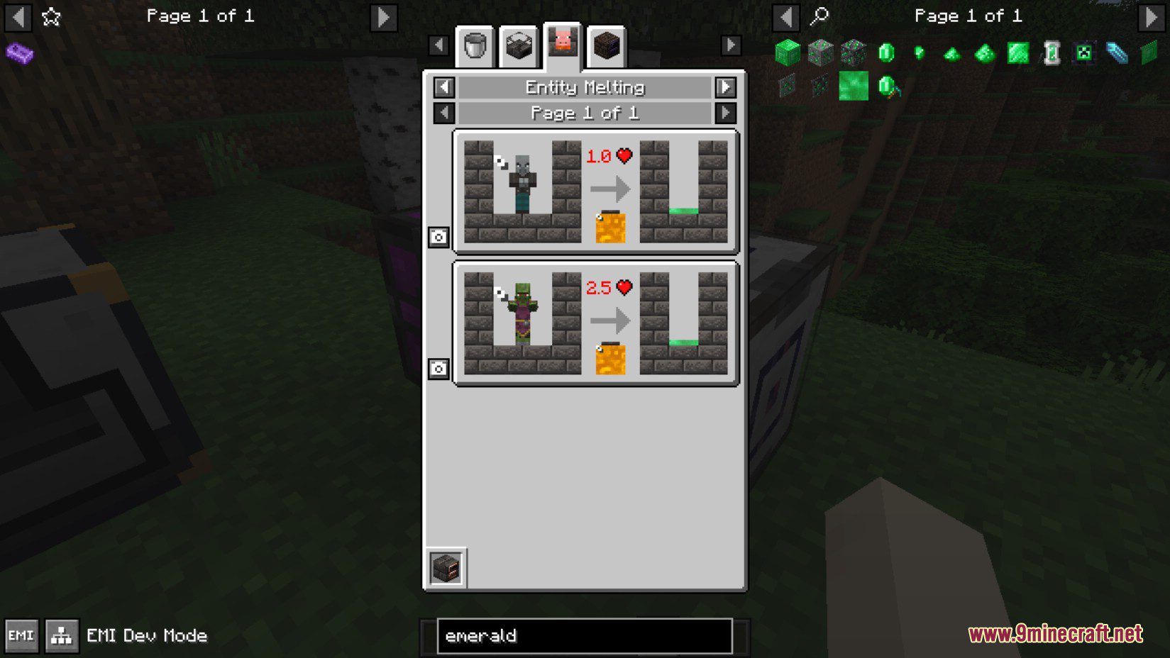 EMI Addon Extra Mod Integrations Mod (1.20.1, 1.19.4) - Viewing Listed Mods' Recipes 4