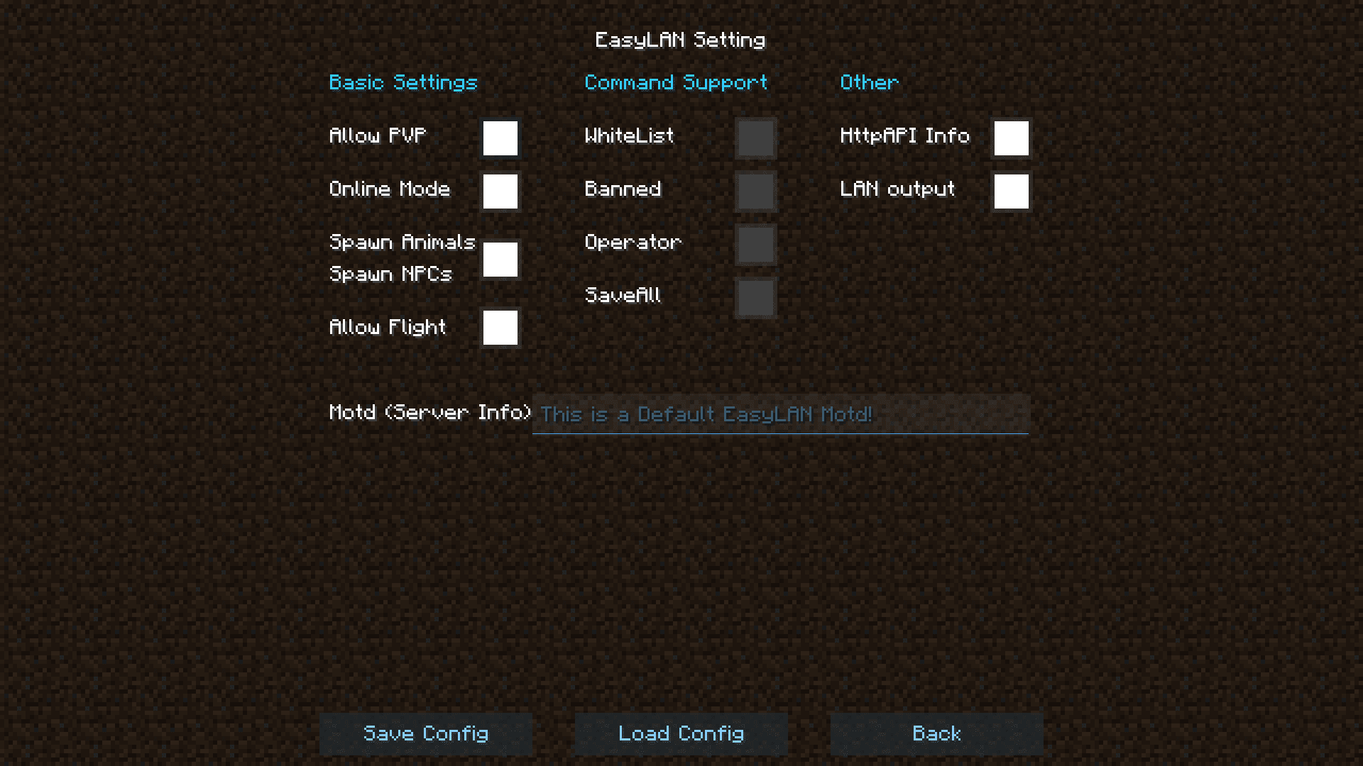 EasyLAN Mod (1.20.1, 1.19.4) - Easier LAN Server Configuration Menu 2