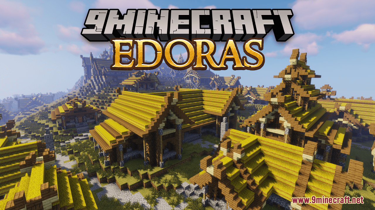 Edoras Map (1.21.1, 1.20.1) - The Golden City of Rohan 1