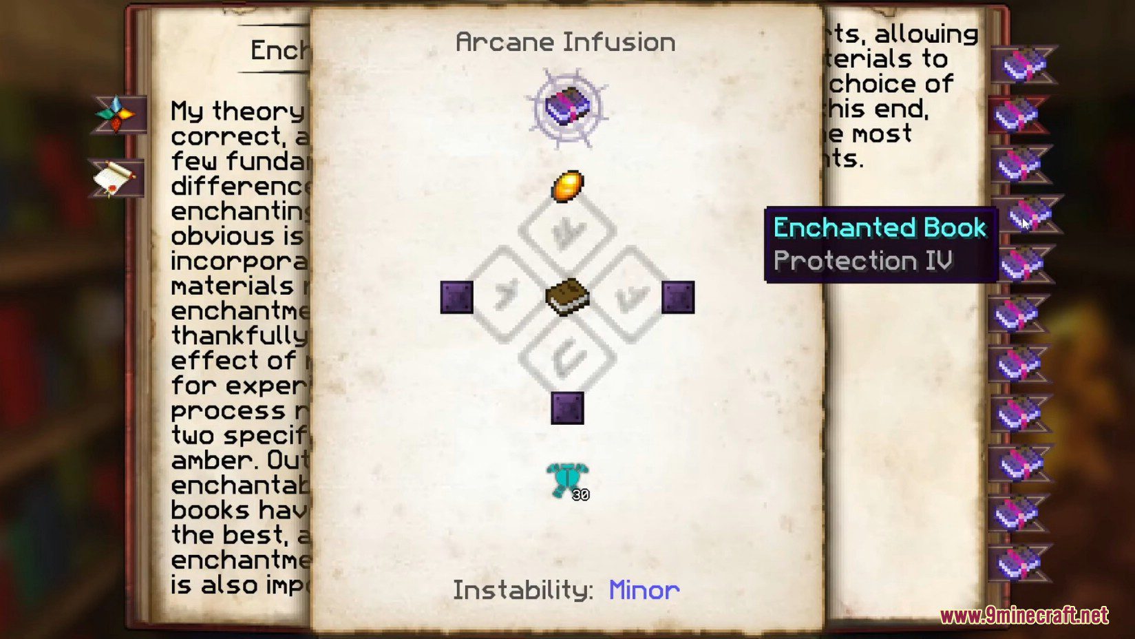 Enchanting With Thaumcraft Mod (1.12.2) - Create Vanilla Enchantments with Infusion 7