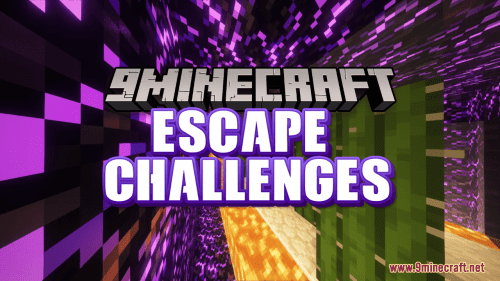 Escape From The Challenges Map (1.21.1, 1.20.1) – Test of Skill and Teamwork Thumbnail
