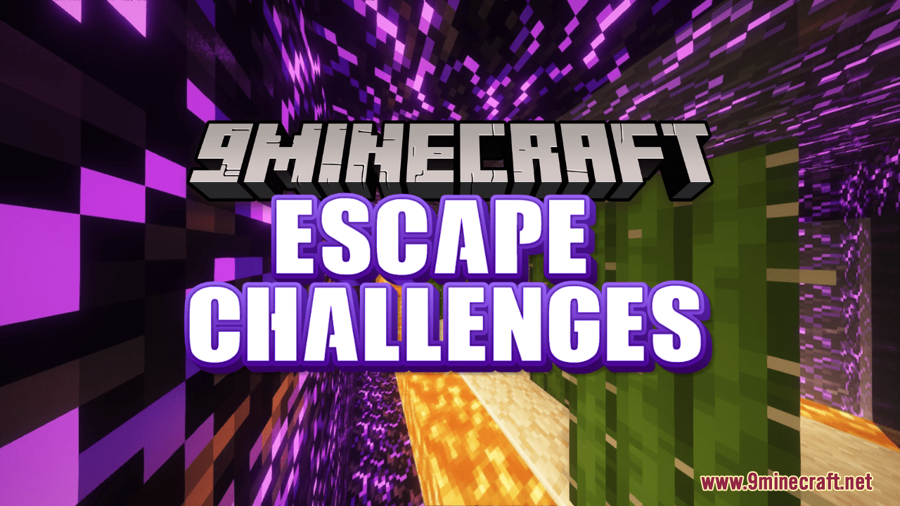 Escape From The Challenges Map (1.21.1, 1.20.1) - Test of Skill and Teamwork 1