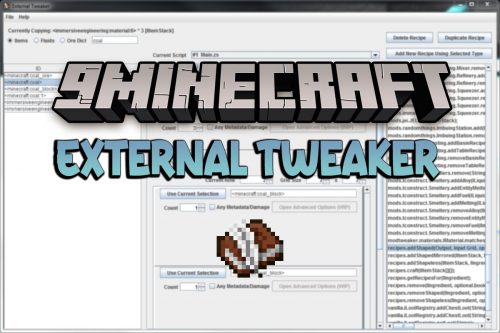 External Tweaker Mod (1.12.2, 1.7.10) – Create, Manage, Edit CraftTweaker Scripts Thumbnail