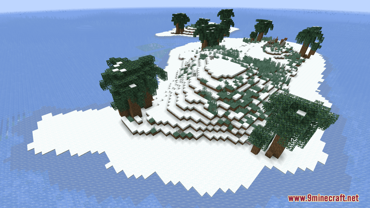 Farewell Icey Map (1.21.1, 1.20.1) - Winter Version 10