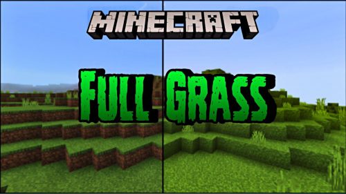 Full Grass Texture Pack (1.20, 1.19) – MCPE/Bedrock Thumbnail