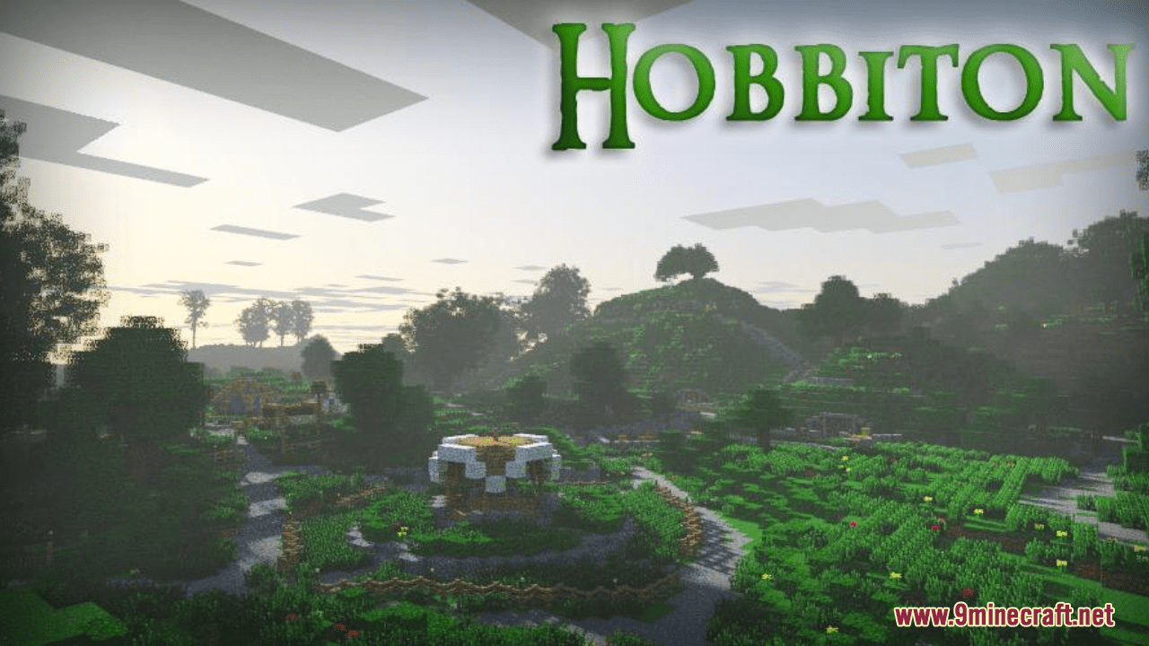 Hobbiton Map (1.21.1, 1.20.1) - A Charming Village 1