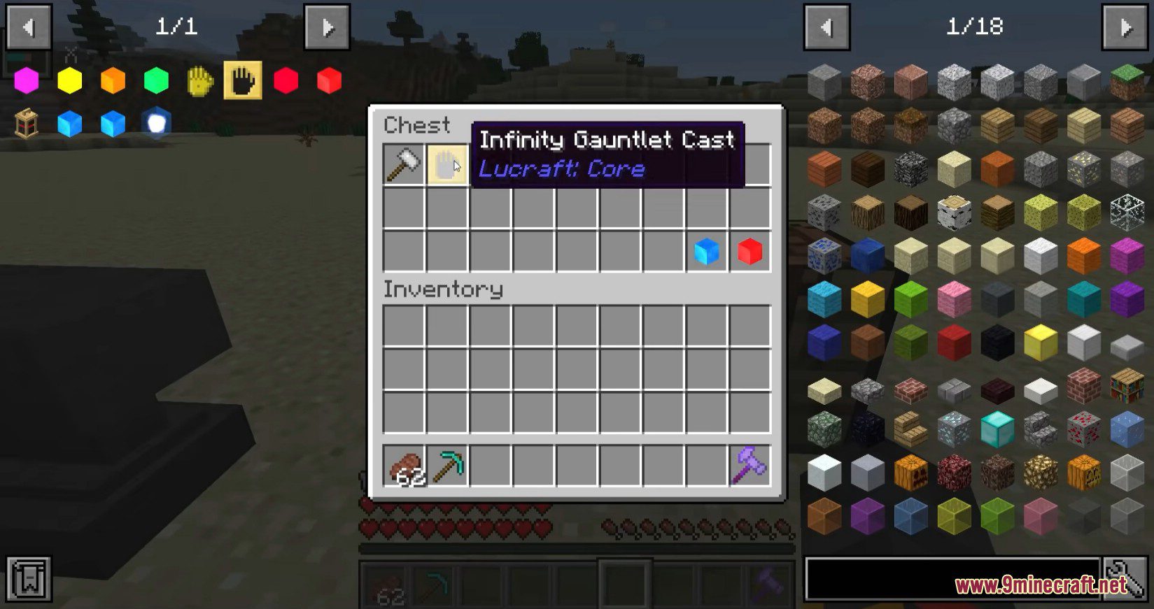 Infinity Craft Mod (1.12.2) - Infinity Stones from Marvel 4