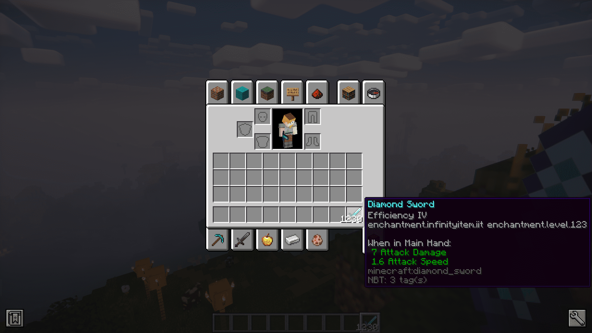 Infinity Item Mod (1.20.4, 1.19.4) - Highest Enchantment Levels & Items 7