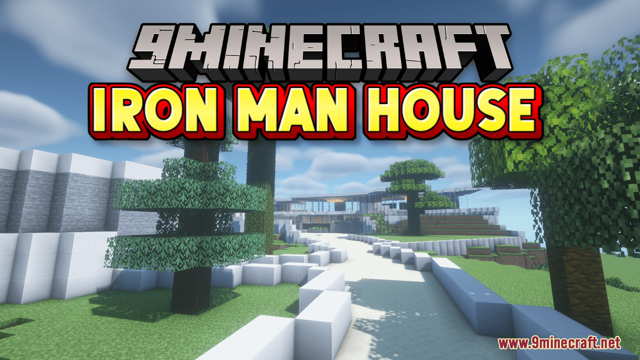 Iron Man's House Map (1.21.1, 1.20.1) - Tony Stark House 1