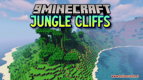 Jungle Cliffs Map (1.21.1, 1.20.1) – Bulky Survival Island Thumbnail