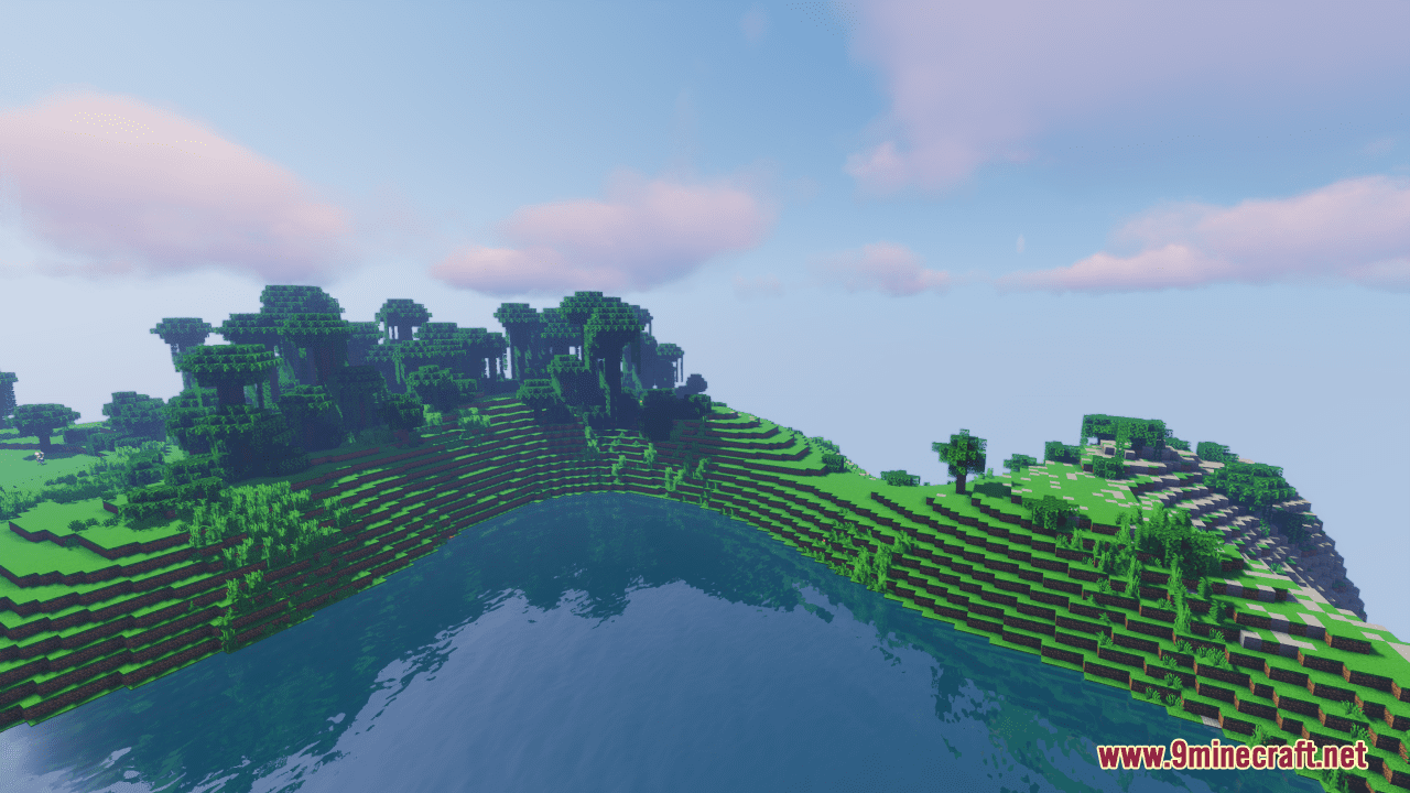 Jungle Cliffs Map (1.21.1, 1.20.1) - Bulky Survival Island 10