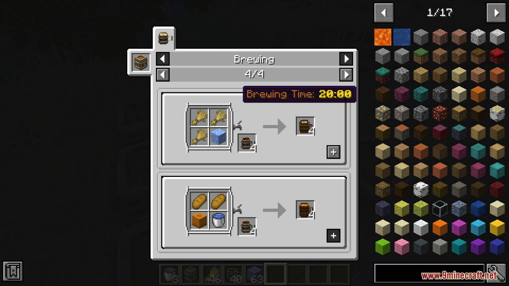 Just Enough Keg Mod (1.18.2, 1.16.5) - JEI Addon for Drink Beer 15