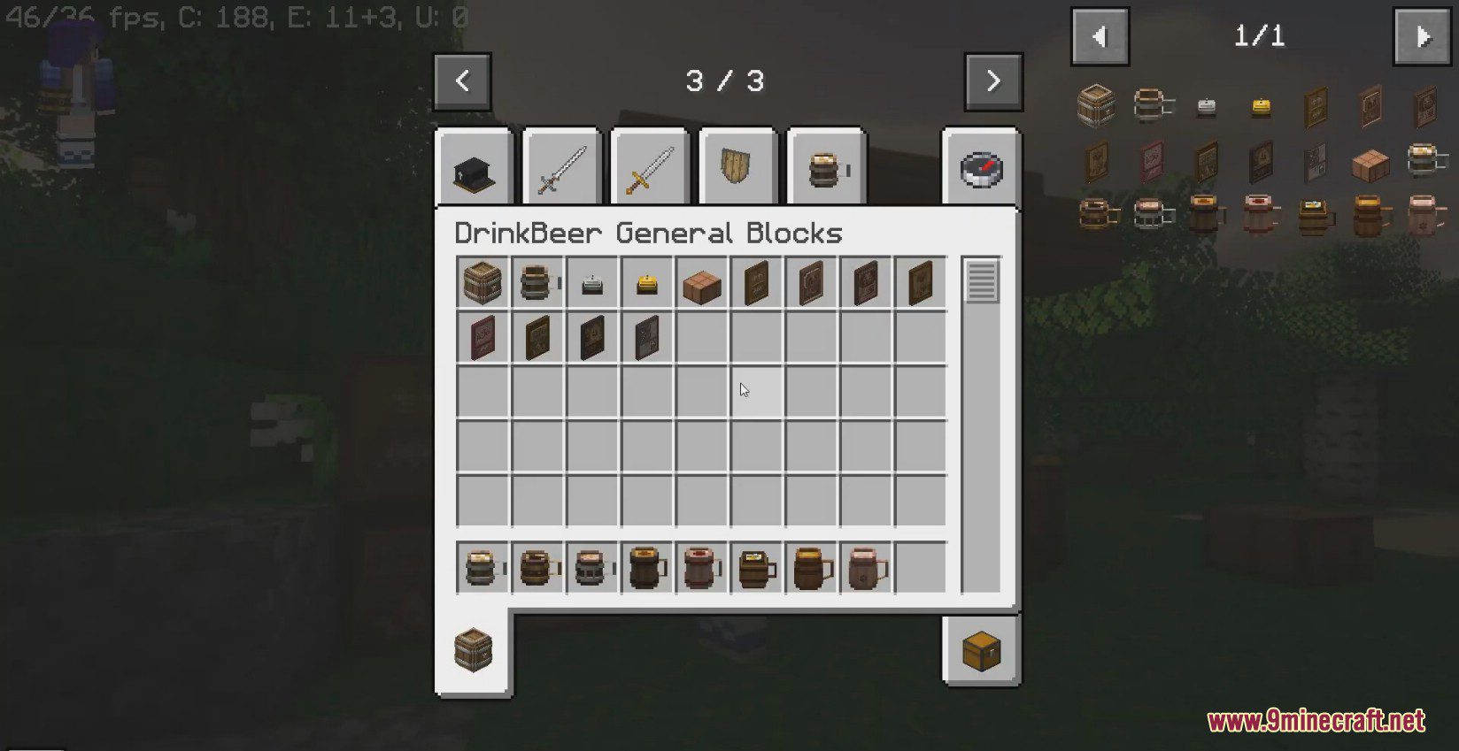 Just Enough Keg Mod (1.18.2, 1.16.5) - JEI Addon for Drink Beer 8