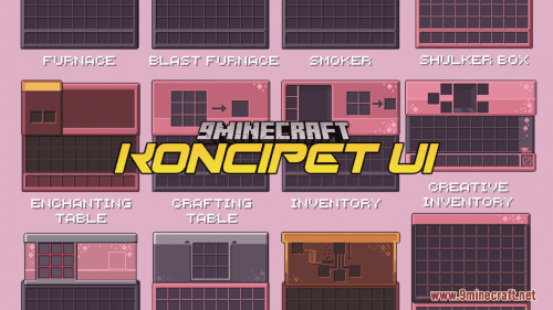 KonciPET UI Resource Pack (1.20.6, 1.20.1) – Texture Pack Thumbnail