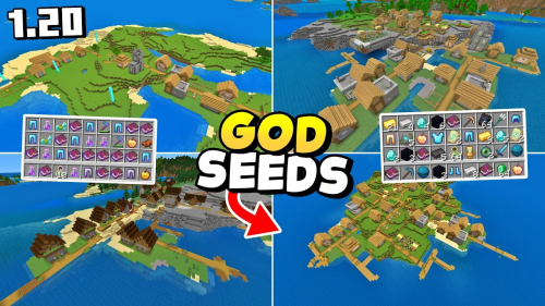Top 10 New God Seeds For Minecraft (1.20.6, 1.20.1) – Bedrock Edition Thumbnail