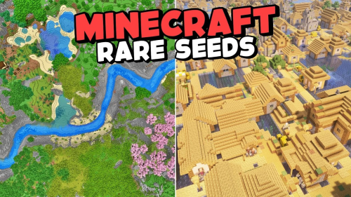 5 Rarest Minecraft Seeds Ever (1.20.6, 1.20.1) – Bedrock Edition Thumbnail