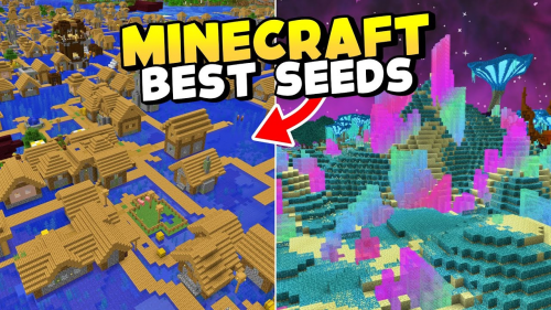 5 Best New Minecraft Seeds (1.20.6, 1.20.1) – Bedrock Edition Thumbnail