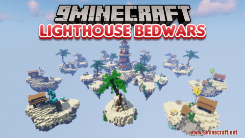 Lighthouse Bedwars Map (1.21.1, 1.20.1) – Beacon of Victory Thumbnail