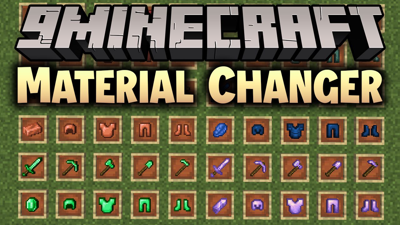 Material Changer Mod (1.12.2) - Change Stats of All Armors, Weapons 1