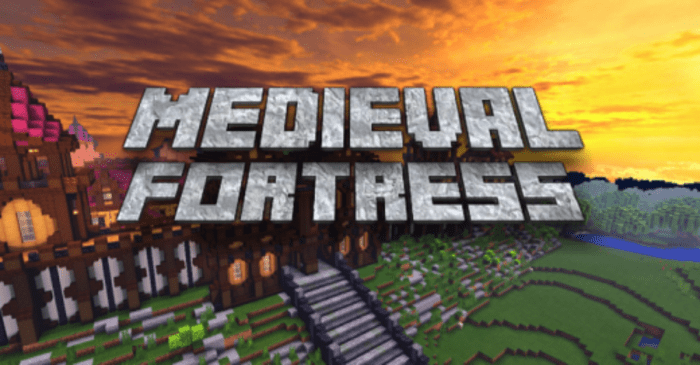 Medieval Fortress Map (1.20) - MCPE/Bedrock 1