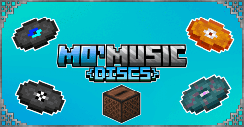 Mo’ Music Discs Addon (1.21, 1.20) – MCPE/Bedrock Mod Thumbnail