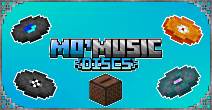 Mo' Music Discs Addon (1.20) - MCPE/Bedrock Mod 1