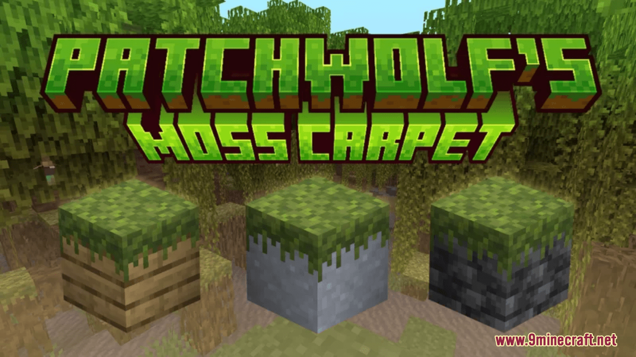 Mossy Moss Carpets Resource Pack (1.20.6, 1.20.1) - Texture Pack 1