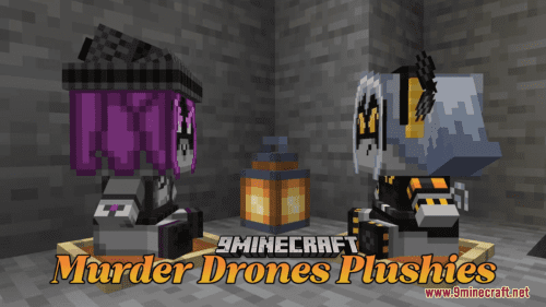 Murder Drones Plushies Resource Pack (1.20.6, 1.20.1) – Texture Pack Thumbnail