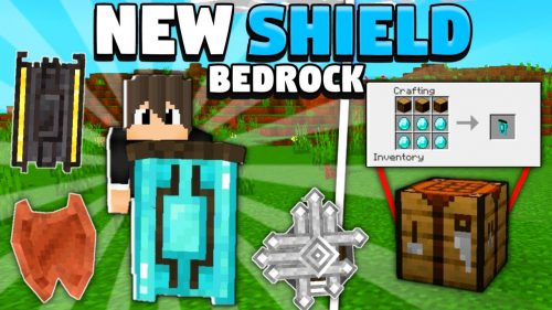 New Shields Reboot Addon (1.20) – MCPE/Bedrock Mod Thumbnail