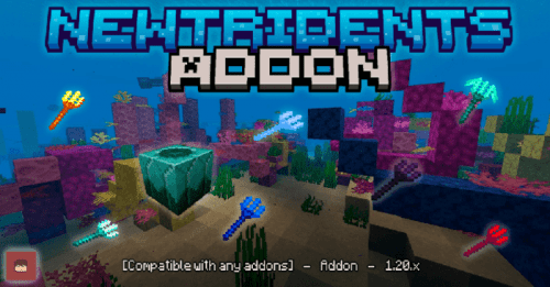 New Tridents Addon (1.21, 1.20) – MCPE/Bedrock Mod Thumbnail