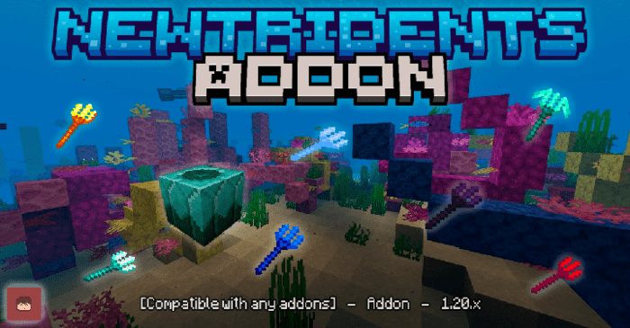 New Tridents Addon (1.20) - MCPE/Bedrock Mod 1