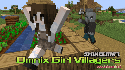 Omnix Girl Villagers Resource Pack (1.20.6, 1.20.1) – Texture Pack Thumbnail