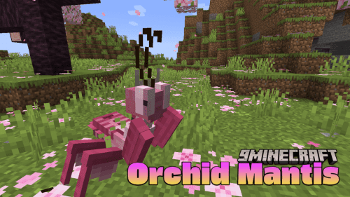 Orchid Mantis Resource Pack (1.20.6, 1.20.1) – Texture Pack Thumbnail