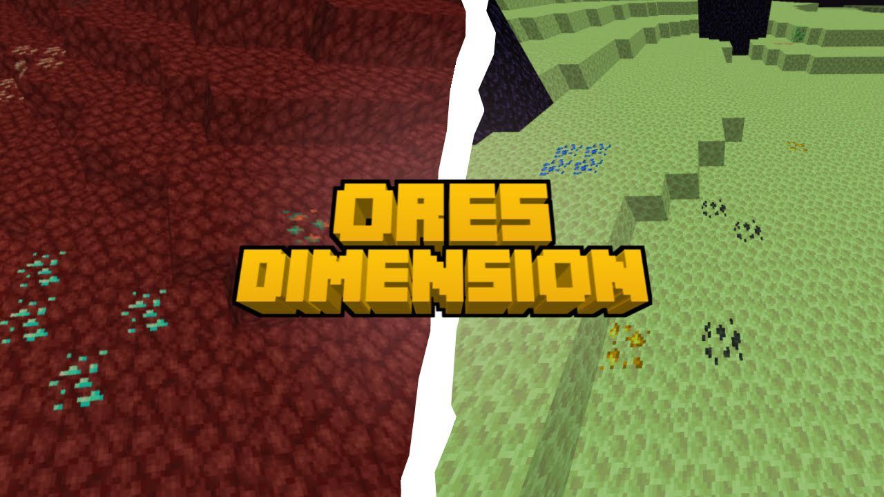 Ores Dimension Addon (1.21, 1.20) - Compatible With Other Addons 1