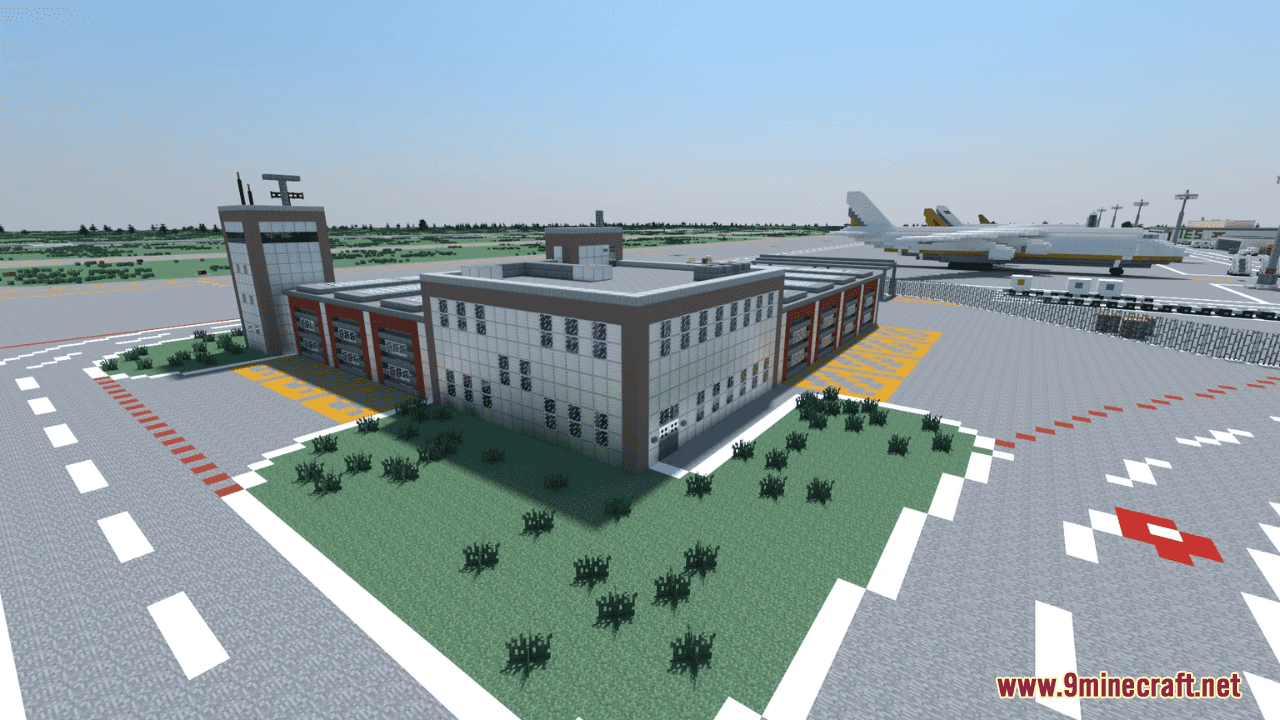 Pankow International Airport Map (1.21.1, 1.20.1) - Realistic Airport 8