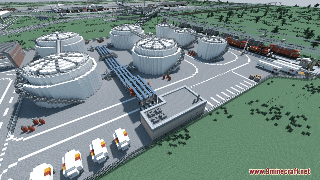 Pankow International Airport Map (1.21.1, 1.20.1) - Realistic Airport 9