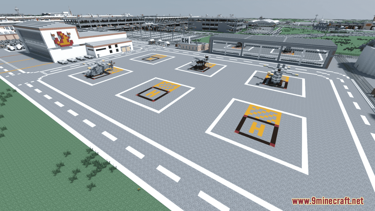 Pankow International Airport Map (1.21.1, 1.20.1) - Realistic Airport 10