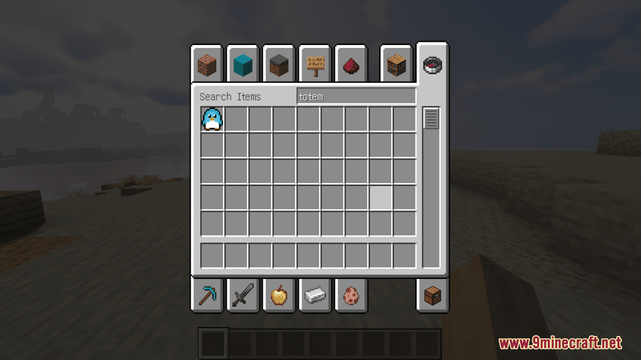 Penguin Totem of Undying Resource Pack (1.20.6, 1.20.1) - Texture Pack 2