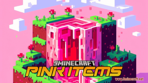 Pink Items Resource Pack (1.20.6, 1.20.1) – Texture Pack Thumbnail