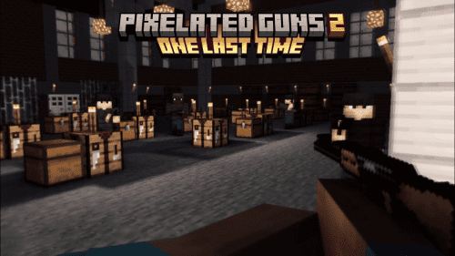 Pixelated Guns 2 Addon (1.20) – MCPE/Bedrock Mod Thumbnail