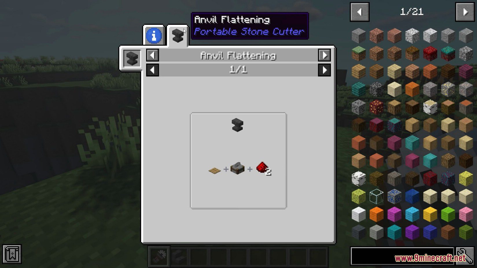 Portable Stonecutter Mod (1.18.2, 1.16.5) - Stonecutting on The Go 6